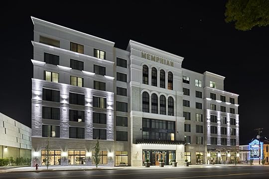 Exterior of The Memphian, one of a few luxurious Memphis hotels