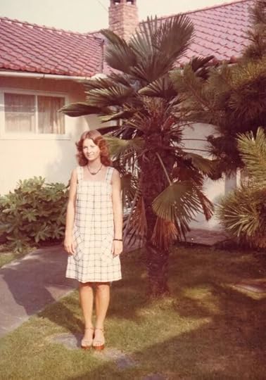 Author in front of her Torikai house, 1976. Author’s photograph.