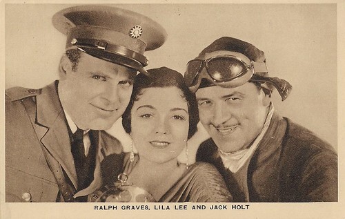 Jack Holt, Lila Lee, Ralph Graves in Flight