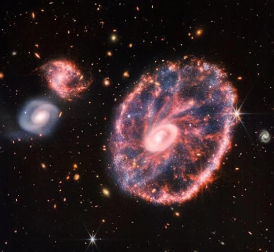New from the James Webb telescope - the Cartwheel Galaxy