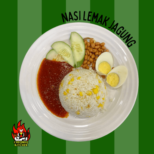 Nasi Lemak Jagung @ CheqMeq Kitchen