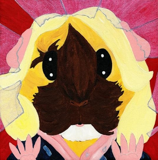 Rachel E Smith guinea pig painting Profundo Ozma