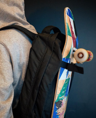 backpack, black, and look image