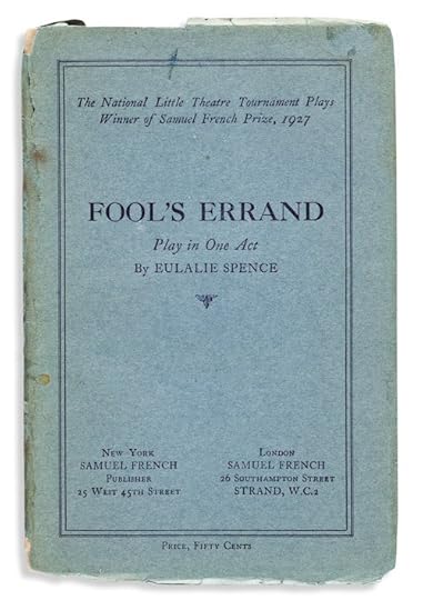 Fool's Errand by Eulalie Spence
