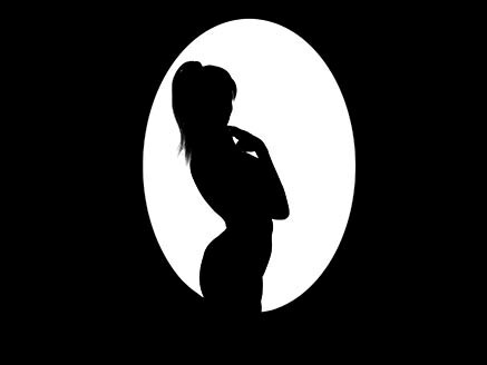A picture containing text, silhouetteDescription automatically generated