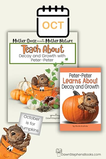 In October let peter the pumpkin eater teach your kids about decay and growth.