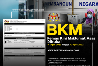 Kemas Kini Maklumat Asas BKM 2022 Kini Dibuka ~ Ketahui Apa Yang Perlu Anda Lakukan