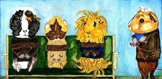 Rachel E Smith guinea pigs painting