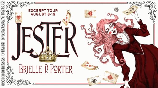 Goddess Fish book tour banner for Jester