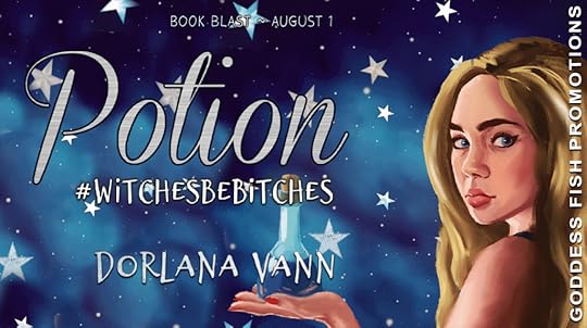 Goddess Fish book tour banner for Potion