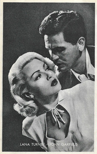 Lana Turner and John Garfield in The Postman Always Rings Twice (1946)