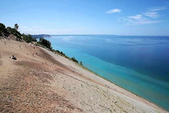 Kayaking spot in Michigan at Sleeping Bear Dunes State Park 