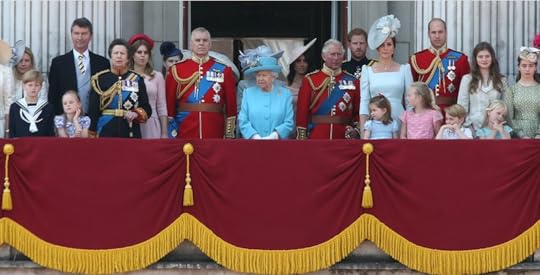 Harry and Meghan on the balcony with the royals - Trooping the Colours 2018 Queen birthday