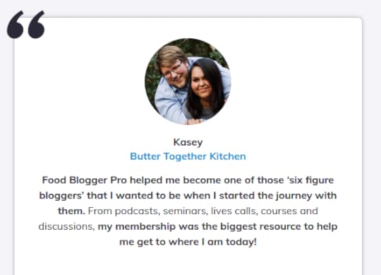 food blogger pro review student result kasey