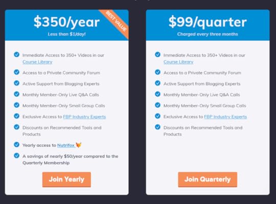 food blogger pro review course plans