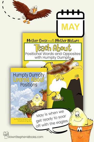 humty dumpty lyrics that teach about positional words and opposites