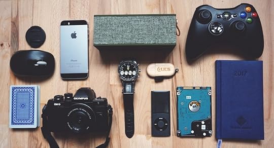 a set of various gadgets