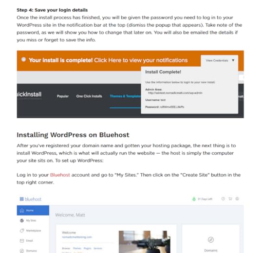 superstar blogging review text instructions