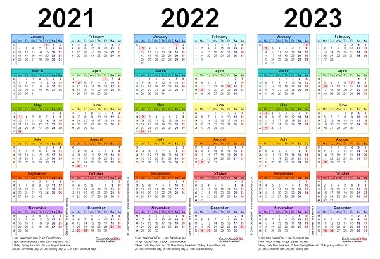 three year calendars for 2021 2022 2023 uk for pdf regarding 2021