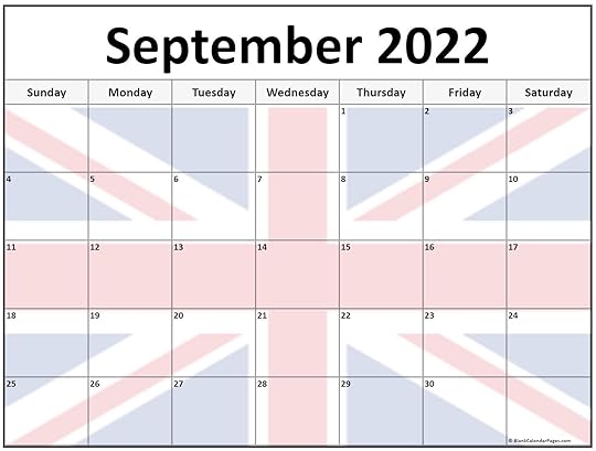 collection of september 2022 photo calendars with image filters