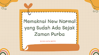 memaknai new normal