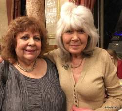 photo of Lizzie Lamb with Jilly Cooper