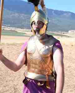 image of Miles Cameron in armor