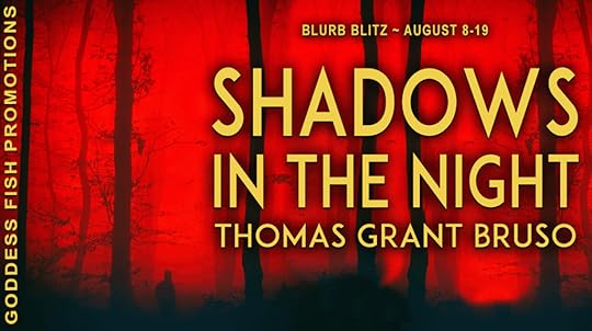 Goddess Fish book tour banner for Shadows in the Night