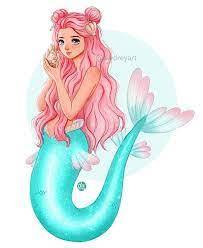 May can't finish without #mermay ! * #art #illustration #artist #creative #draw #drawing #mermaid #cute #kawaii … | Easy mermaid drawing, Mermaid drawings, Drawings