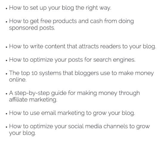 becoming a blogger review course lessons