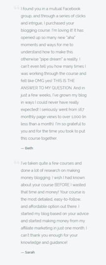 becoming a blogger review student results