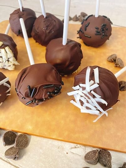 cookie pops made with trader joe's vegan cream cheese alternative