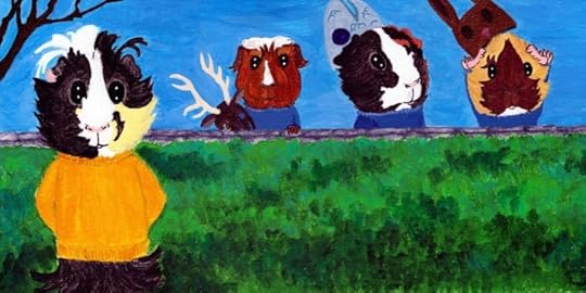 Rachel E Smith guinea pig painting