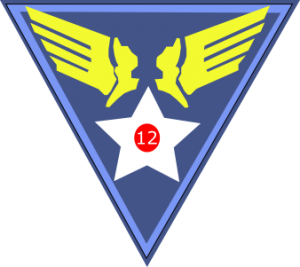 Patch of the US Twelfth Air Force, WWII