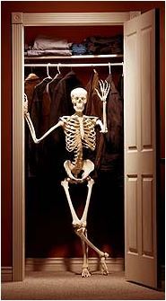 skeletons in closet