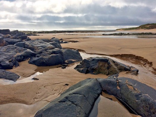 St Combs beach: North East Scotland Beaches