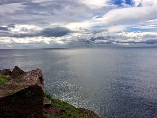 The coast at the Bullers of Buchan - Ailish Sinclair, author: North East Scotland Beaches