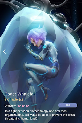 Code: Whalefall visual novel cover in Time Princess