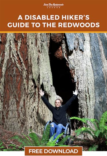 Photo of 'A Disabled Hiker’s Guide to the Redwoods' showing the guide's cover