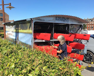 Nybog Kayakomat near the water