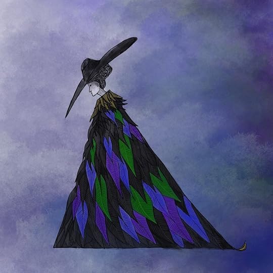 Stefan Bachmann author illustration - Feather Cloak - 2022