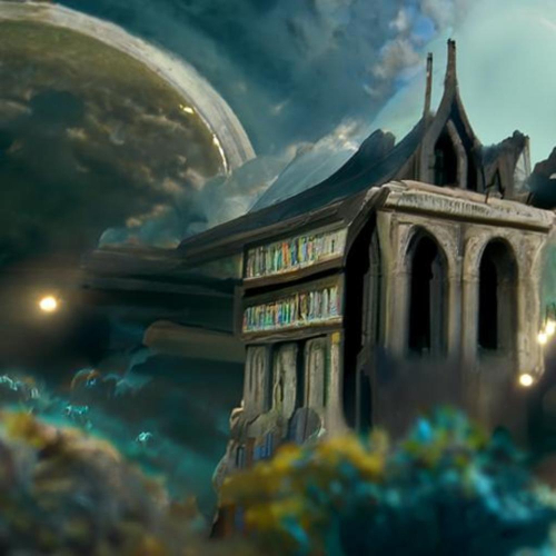 A library in the clouds