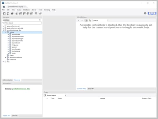 Figure 8. Viewing converted schema in MySQL Workbench