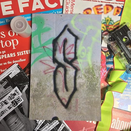 Cool S book cover amongst '90s ephemera