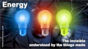 Energy, the invisible made known by the visible.