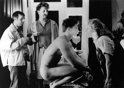 Joachim Król, Till Schweiger and Katja Riemann in Der bewegte Mann (1994)