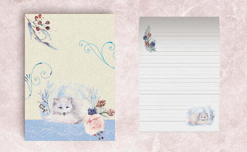 A pretty flip-top notepad.