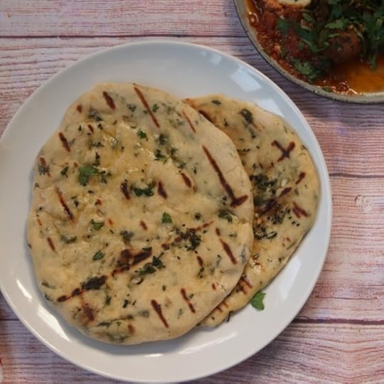 Grilled Garlic Naan