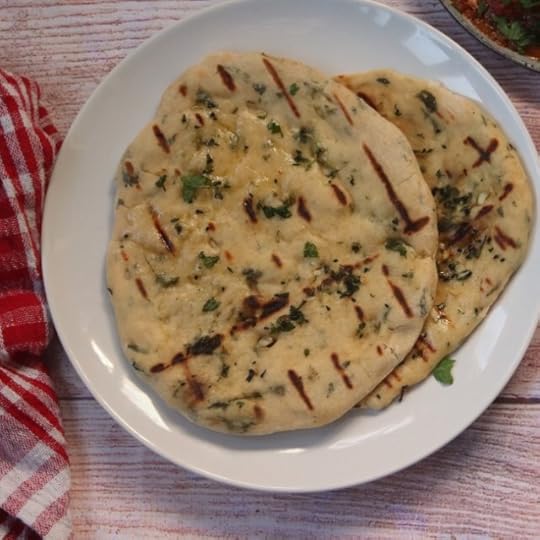 Grilled Garlic Naan