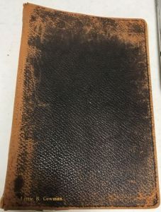 Lettie Cowman's hymnal cover